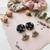Black color handcraft earrings