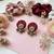 Maroon color handcraft earrings