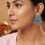 Rama green color handcraft earrings