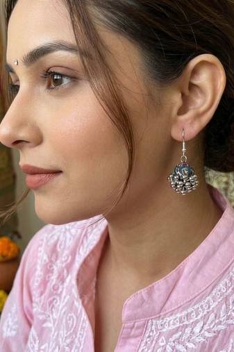 Multi color handcraft earrings