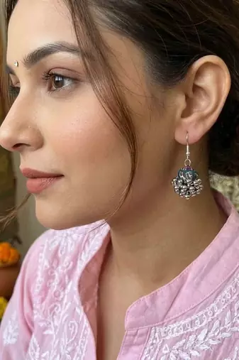 Multi color handcraft earrings