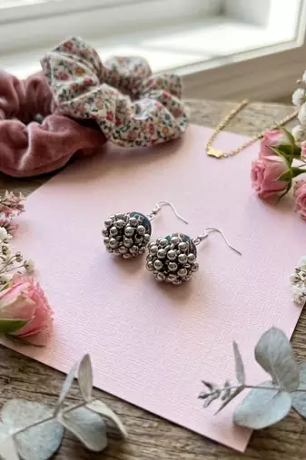 Multi color handcraft earrings