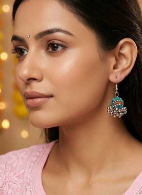 Multi color handcraft earrings 1