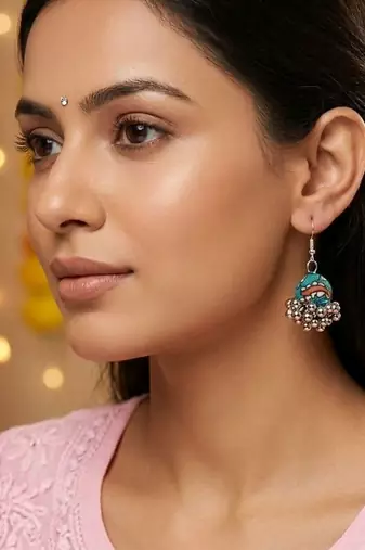 Multi color handcraft earrings