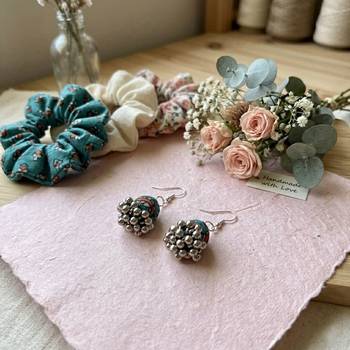 Multi color handcraft earrings 2