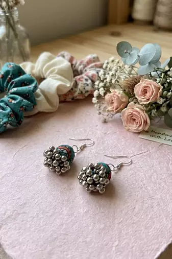 Multi color handcraft earrings