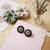 Black color handcraft earrings