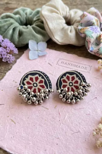 Multi color handcraft earrings