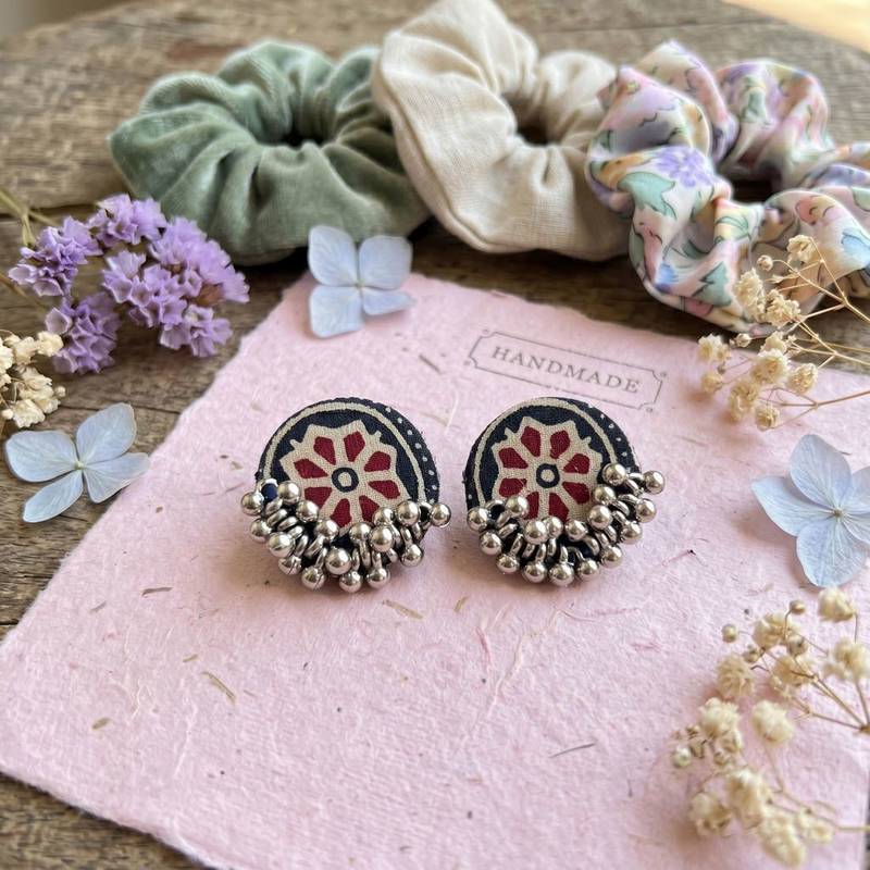 Multi color handcraft earrings