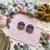 Purple color handcraft earrings