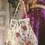 multy color bridal silk brocade potli bag pearl