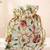 multy color bridal silk brocade potli bag pearl