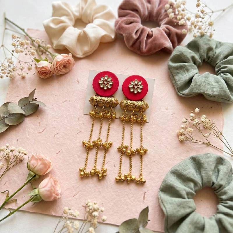 Rani color handcraft earrings