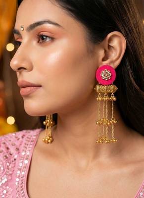 Rani color handcraft earrings 2