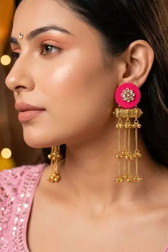 Rani color handcraft earrings