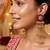 Maroon color handcraft earrings