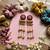 Maroon color handcraft earrings