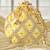 Yellow embroidered potli bags – handcrafted wedding potli with beads