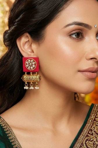 Rani color handcraft earrings
