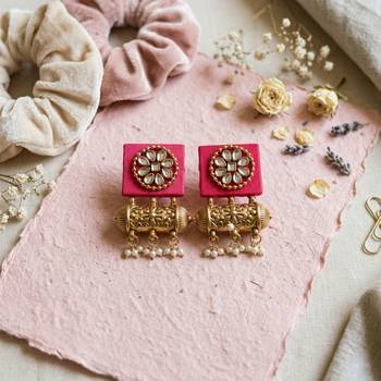 Rani color handcraft earrings 2