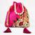 Marron embroidered potli bags – handcrafted wedding potli with beads 