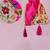 Marron embroidered potli bags – handcrafted wedding potli with beads 