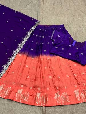 Silk Embroidered Lehenga Choli 4
