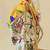 Yellow embroidered potli bags – handcrafted wedding potli with beads 