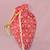 Red embroidered potli bags handcrafted wedding potli with beads