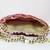 Red embroidered potli bags handcrafted wedding potli with beads