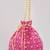 Rani embroidered potli bags handcrafted wedding potli with beads 