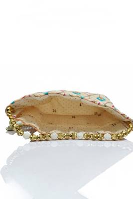 Multy embroidered potli bags handcrafted wedding potli with beads  5