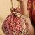 Red embroidered potli bags handcrafted wedding potli with beads