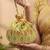 Yellow embroidered potli bags handcrafted wedding potli with beads  