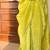 Lime Color Pearl border Work Georgette Saree