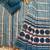 Blue Color Digital Print Work Cotton Saree