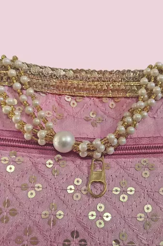 Pink potali bags for women handbags for parties
