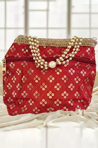 Red potali bags for women handbags 