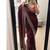Maroon Color hand Dimond work chiffon saree 