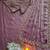 Light Pink Color real beads work chiffon saree  
