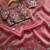 Pink Color embroidery sequence work  chiffon saree 