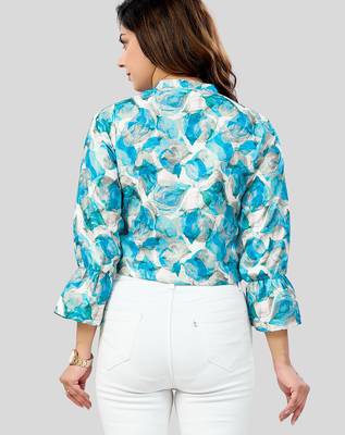 cotton blend printed short top 2