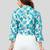  cotton blend printed short top