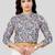  cotton blend printed short top
