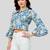  cotton blend printed short top