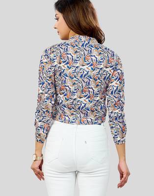  cotton blend printed short top 2