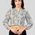  cotton blend printed short top