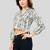  cotton blend printed short top