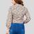  cotton blend printed short top