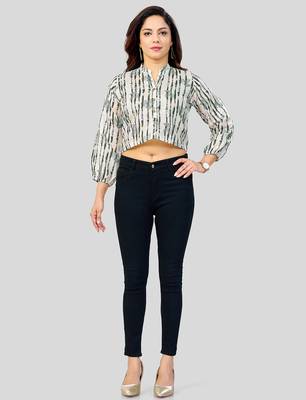  cotton blend printed short top 5